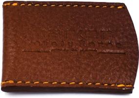 img 3 attached to 🪒 Parker's Genuine Leather Double Edge Safety Razor Protective Sheath/Travel Cover - Saddle Brown