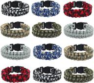 🌈 versatile paracord bracelets for men, boys, and kids logo