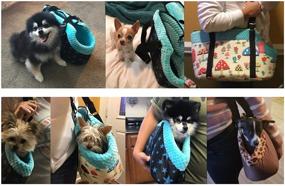 img 2 attached to 🐾 TENGZHI Soft-Sided Portable Pet Carrier Bag – Convenient Pet Shoulder Bag for Shopping, Outdoor Hiking, and Walking with Cats and Dogs