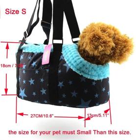 img 3 attached to 🐾 TENGZHI Soft-Sided Portable Pet Carrier Bag – Convenient Pet Shoulder Bag for Shopping, Outdoor Hiking, and Walking with Cats and Dogs