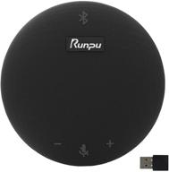 🔊 enhanced conference room experience: runpu wireless & bluetooth usb omnidirectional microphone speaker with 360° voice pickup, echo & noise canceling logo