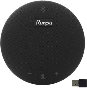 img 4 attached to 🔊 Enhanced Conference Room Experience: Runpu Wireless & Bluetooth USB Omnidirectional Microphone Speaker with 360° Voice Pickup, Echo & Noise Canceling