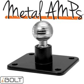 img 4 attached to Enhance Your Device Setup: iBOLT Aluminum 17mm AMPs Adapter Plate for Garmin GPS, Smartphone Holders & More!