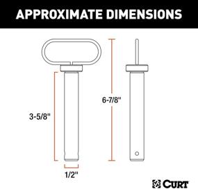 img 3 attached to CURT 45805 2 Inch Clevis Rubber Coated