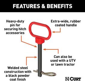 img 2 attached to CURT 45805 2 Inch Clevis Rubber Coated