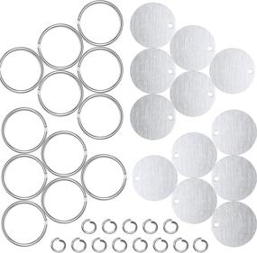 img 4 attached to Stamping Pieces Aluminum Thickness Blanks Beading & Jewelry Making