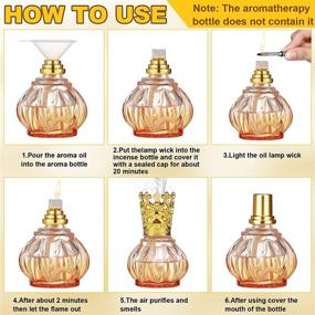 img 2 attached to Maitys 2-Piece Oil Lamp Wick Replacement - High-Quality Catalytic Wick with Air Control for Efficient Catalytic Burner Lamps and Diffusers - Ideal for Aromatherapy Decoration (Gold)
