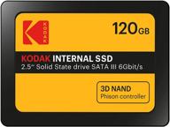 💛 kodak x150 внутренний ssd - 120 гб, желтый логотип