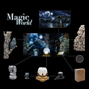 img 2 attached to Hydor H2Show Magic World - Комбинированный набор декораций Горгулья и Книга