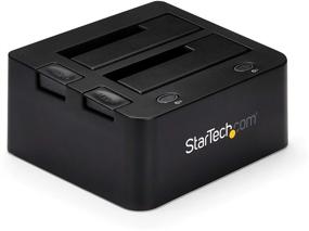 img 4 attached to 🖥️ StarTech.com Universal Hard Drive Docking Station for SATA and IDE - USB 3.0 Dock for 2.5"/3.5" HDDs/SSDs with UASP (UNIDOCKU33), Black - Enhanced SEO