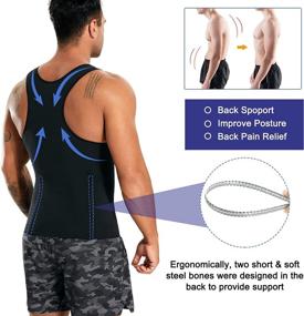 img 2 attached to MOLUTAN Compression Slimming Sleeveless Shapewear Sports & Fitness