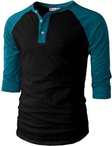 img 3 attached to 👕 H2H Men's Casual T-Shirts in Charcoal Blue – CMTTS0174: Clothing for Shirts