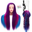 mannequin training cosmetology synthetic hairdressing logo