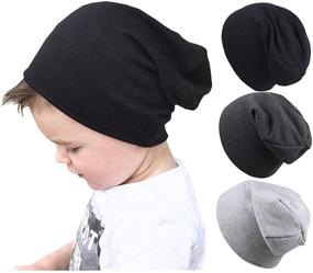 img 4 attached to Qandsweat Beanie Toddlers Vertical Style