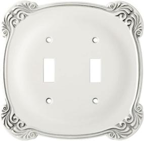 img 4 attached to 🌿 Enhance Your Décor with Arboresque Double Switch Wall Plate, Packaging may Vary