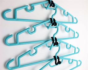 img 1 attached to 🧷 KISEER 50 Pcs Mini Cascading Hanger Hooks - Hanger Connection Hooks for Clothes Hangers or Velvet Hangers (Black)