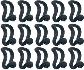 img 4 attached to 🧷 KISEER 50 Pcs Mini Cascading Hanger Hooks - Hanger Connection Hooks for Clothes Hangers or Velvet Hangers (Black)