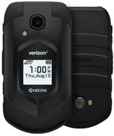 📱 renewed kyocera duraxv lte e4610 flip phone - rugged waterproof verizon wireless logo