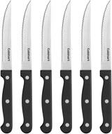 🔪 cuisinart triple rivet collection 6-piece steak knife set, black - c77tr-6psk logo