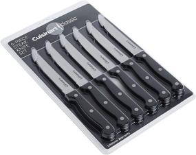 img 2 attached to 🔪 Cuisinart Triple Rivet Collection 6-Piece Steak Knife Set, Black - C77TR-6PSK