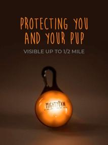 img 3 attached to 🐾 Mighty Paw LED Dog Safety Light (2 Pack): Weatherproof Clip-On Lights for Ultimate Visibility on Night Walks