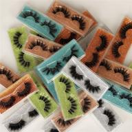 🎀 20mm faux mink lashes wholesale - 25 pairs of mixed dramatic false eyelashes with glitter eyelash boxes - bulk offer of 5 styles logo