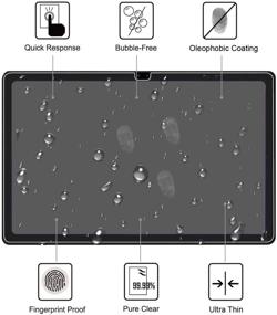 img 3 attached to 📱 Защитная пленка Gylint: закаленное стекло для Samsung Galaxy Tab A7 (10.4 дюйма, модель 2020 SM-T500)