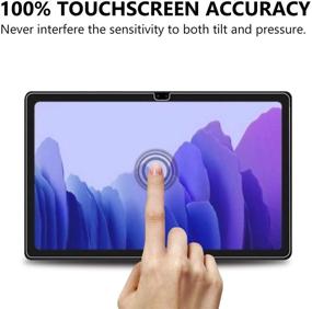 img 1 attached to 📱 Gylint Screen Protector: Tempered Glass Film for Samsung Galaxy Tab A7 (10.4-Inch, 2020 Model SM-T500)