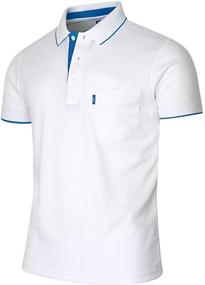 img 4 attached to 👕 BCPOLO Men's Medium Short Sleeve T Shirt for Effortless Style and Comfort!