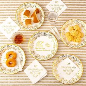 img 3 attached to Crisky Golden Wedding Anniversary Plates – 50th Anniversary Celebrations