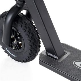 img 1 attached to 🛴 Black Osprey Dirt Scooter with Chunky Off-Road Tyres - All Terrain Adult Trail Scooter