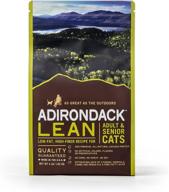 adirondack pet food: promoting feline health with lean, high-fiber recipe for adult & senior cats logo