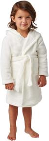 img 3 attached to Cozy & Cute: Alexander Del Rossa Kids' 🦁 Soft Fleece Robe with Animal Hood, Perfect Children's Bathrobe
