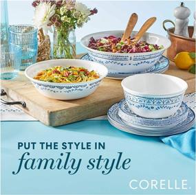 img 1 attached to 🍽️ Corelle Coordinates Portofino Serveware: Elegant Serving Quart for any Occasion