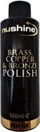 nushine brass copper bronze polish household supplies logo