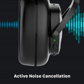 img 3 attached to TicKasa Active Noise Cancelling Headphones: Upgraded Hybrid with Bluetooth & Mic, 30H Playtime - Silver