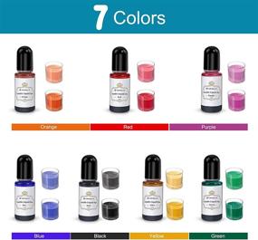 img 3 attached to 🕯️ YRYM HT Candle Dye Set - 7 Colors Liquid Dye for Candles Making, Candle Color Dye Kit (7 Bottles)