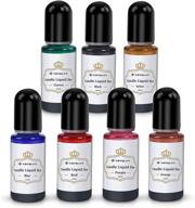 🕯️ yrym ht candle dye set - 7 colors liquid dye for candles making, candle color dye kit (7 bottles) logo