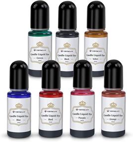 img 4 attached to 🕯️ YRYM HT Candle Dye Set - 7 Colors Liquid Dye for Candles Making, Candle Color Dye Kit (7 Bottles)