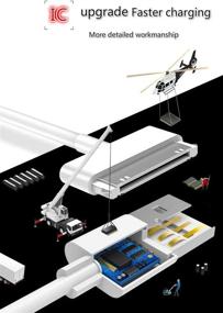 img 1 attached to 🔌 6FT iPhone Charger 30 Pin Cable - USB Sync for iPhone 4 / 4S, iPad 1/2/3, iPod Touch, iPod Nano - 3-Pack Bundle with iPhone 3G / 3GS Case