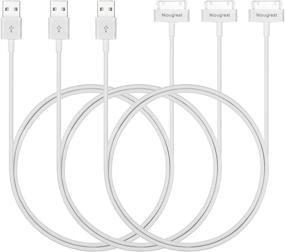 img 4 attached to 🔌 6FT iPhone Charger 30 Pin Cable - USB Sync for iPhone 4 / 4S, iPad 1/2/3, iPod Touch, iPod Nano - 3-Pack Bundle with iPhone 3G / 3GS Case