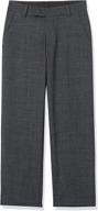 calvin klein solid front dress boys' pants: trendy and stylish clothing for boys logo