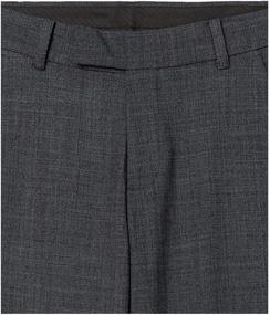 img 2 attached to Calvin Klein Solid Front Dress Boys' Pants: Trendy and Stylish Clothing for Boys