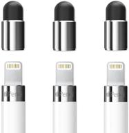 🖊️ frtma замена крышки для ручки apple 2 в 1 и стилус для сенсорных планшетов/смартфонов - комплект из 3 штук логотип