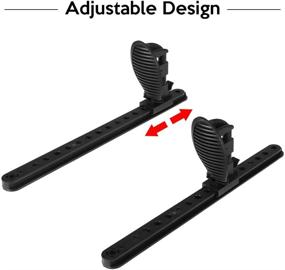 img 3 attached to Lixada Adjustable Kayak Brace Pedals