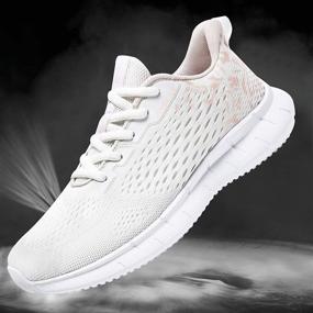 img 2 attached to Effortless Style and Comfort: Discover INVISIBLE Women's Lightweight Walking Tennis Shoes – Non-Slip, Breathable, and Fashionable Sneakers