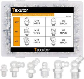 img 4 attached to 🔧 Набор смазочных наконечников Taxutor: 120 штук метрических MM в ассортименте для замены сломанных соединений типа зерк.