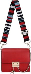 img 1 attached to 👜 Multicolor Adjustable Replacement Crossbody Straps for Luggage - Wide Travel Accessories