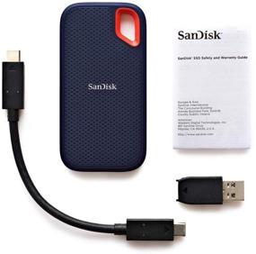 img 4 attached to SanDisk 1ТБ Внешний Портативный SSD Extreme - Молниеносные Скорости - USB-C, USB 3.1 - SDSSDE60-1T00-AC