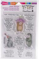 stampendous house mouse friend wishes logo